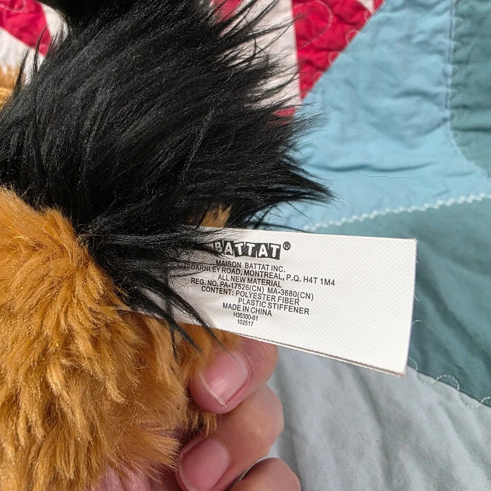 Battat Our Generation Yorkshire Terrier Dog Plush Tan Black Posable Legs 6‎ Inch